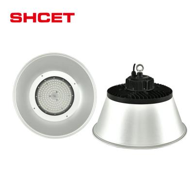 China Warehouse garage /Shop/ industry china manufacturers motion sensor saucer dmx ip65 dimmable neo led high bay lights with emergency light 5 years warranty price for sale