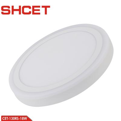 China CET-130RS 18W aluminum watt round double color led pendant ceiling light panel light with price for sale