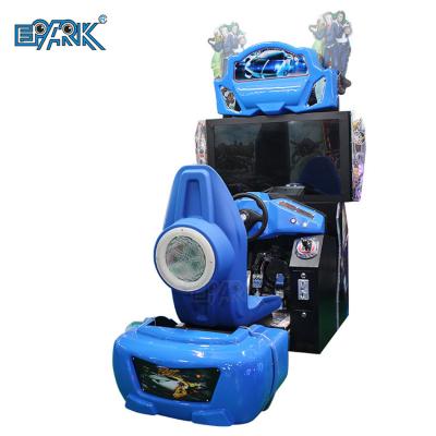 China Amusement Park Car Simulator Plastic Indoor Racing Car Coin Operated Games for Kids and Adults for sale