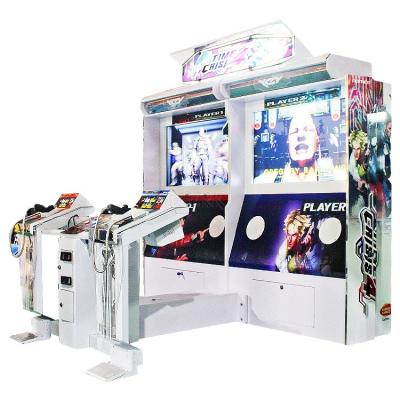 China Coin Operated Metal Gun Simulator Shooting Times Crisis 4 Arcade Game Machine For Game Center L230.4*W192.7*H230.9 cm for sale