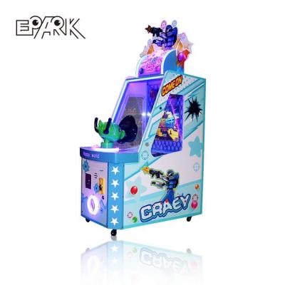 China Plastic+metal Kids Indoor Amusement Center Coin Operated Redemption Tags Arcade Video Game Ball Shooting Machine for sale