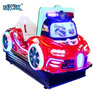 China Red Hardware+ABS+PP Music Arcade Swing Car Kiddie Rides Game Coin Operated Rocking Racing Machine For Sale for sale