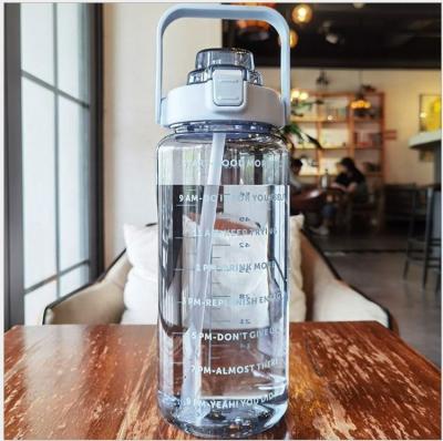 China Viable Professional Plastic Time Mark Plastic Sports Water Bottle Bottles With Big Price Water Bottles for sale