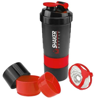 China Hot Selling Viable 500ml Wholesale Gym Protein Shaker Bottle for sale