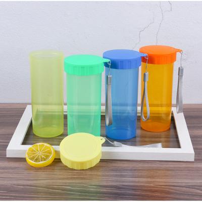 China Cheapest direct sale single wall factory bpa free plastic mug for gift for advertisting for sale