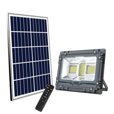 China Factory direct solar outdoor IP65 flood light led light 100w outdoor solar flood light for sale