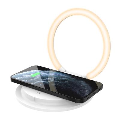 China Wholesale Mobile Phone Cell Phone Charging Pad Led Night Light 3 in 1 Wireless Charger for sale