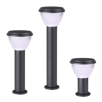 China IP65 Aluminum Outdoor Garden Lamp Residential Die Casting Solar Bollard Light for sale