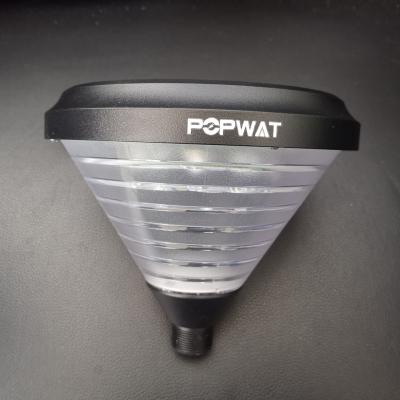 China POPWAT Waterproof Walkway Spike Lawn Die Cast Aluminum Solar Garden Pathway Landscape Light with Warm White for sale