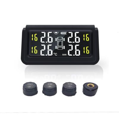 China Car solar power tpms tire pressure monitoring system tire tpms universal wireless for sale