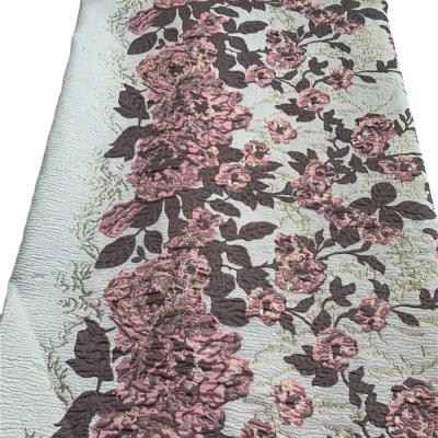 China Kain Brocade Jacquard Fabric Water Soluble Brocade Jacquard Upholstery for sale