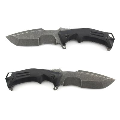 China Best Wholesale Durable High Quality Survival Knives Camping Combat Fixed Blade Knives Rambo Military Hunting Knife for sale