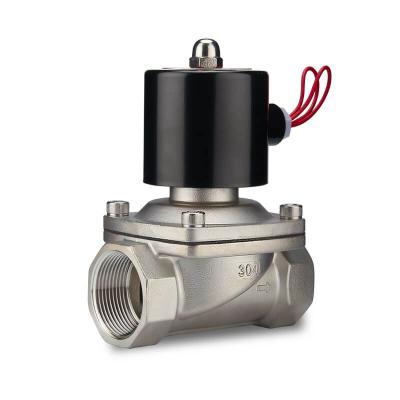 China 2S Series Normally Closed High Quality Normal Closed Solenoid Valve 2 Way Stainless Steel Oil Air Water Direct Acting Standard Solenoid Valve for sale