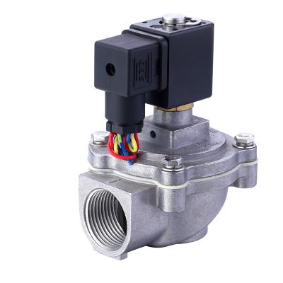 China High Quality Aluminum Solenoid Valve Aluminum Right Angle Air Pulse Jet Valve Dust Collector Solenoid Electric Magnetic Right Angle Valve for sale