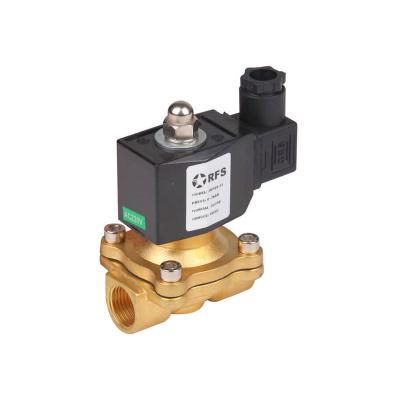 China Series 220V 24V 12V Pneumatic Normally Closed Electric Brass Water 2/2 Way 2W Field Electric Solenoid Valve for sale