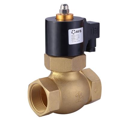 China General 2L300-35 Series 2L 2/2 Way Steam High Temperature Direct Acting Normally Closed Solenoid Valve 24VDC 110VAC 220VAC for sale