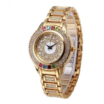 China 2021 Gold Silver Color Waterproof Women Watches Quartz Luxury Casual Ladies Watch Waterproof Female Watch Diamond Women Clock Reloj Mujer for sale