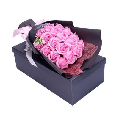 China Private Recycled Materials LOGO Gift Boxes For Flowers Wedding Cardboard Paper Flower Festival Box For Packaging for sale