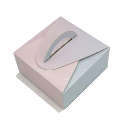 China Hot Sales Recycled Materials Quality Wedding Favor Cupcake Boxes Mini Eco Paper Cupcake Box Container Cardboard Box For Cake Mix for sale