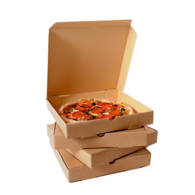 China Recycled Materials Corrugated 33x33 Pizza Cardboard Pizza Boxes With Custom Brand Logo for sale