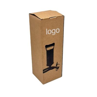 China Custom Recycled Materials Kraft Ad Box Coffee Dispenser Kraft Box Brown Cardboard Craft Box For Household Packing Products for sale