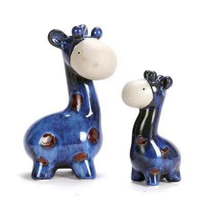 China Ready Home Decoration Ceramic Giraffe Statues From Europe Items For Sale for sale