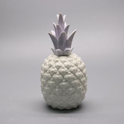 China Home Decoration Ceramic Chandelier Pieces Pineapple Home Decor for sale