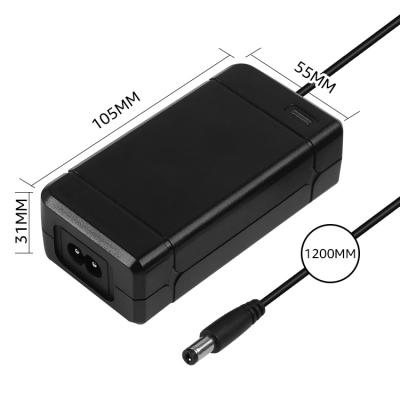 China 12V 4A 48W power adapter for led display cctv camera dvr 100-240VAC AC/DC 12V power adapter WTB48-1204000-T for sale