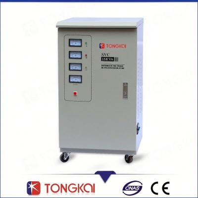 China SVC Industrial 3 Phase Automatic Voltage Stabilizer 100kva for sale