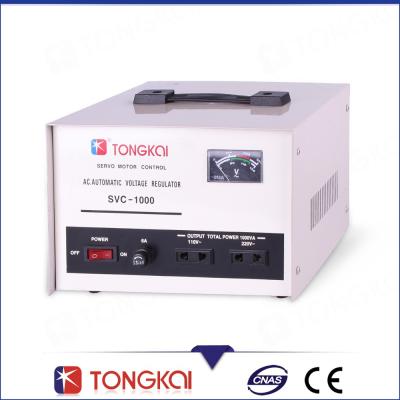 China SVC SVC Single Phase Voltage Stabilizer 1000VA AC Voltage Stabilizer for sale