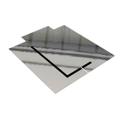 China Bathroom Decoration Jis pvd coated 1.6mm thickness mirror polished 304 stainless steel sheet for sale