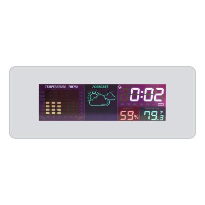 China Files Smart Digital Led Clock Thermometers And Hygrometers Alarm Desk And Table Clocks for sale