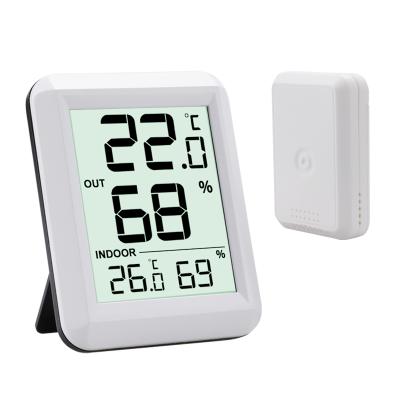 China Easy Operation Digital New Design High Quality Home Indoor And Outdoor Hygrometer Wireless Thermometer for sale