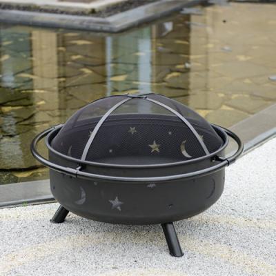 China High Quality Outdoor Wooden Burning Fire Pit Round Outdoor Garden Furniture Fire Pits For Outdoor Family for sale