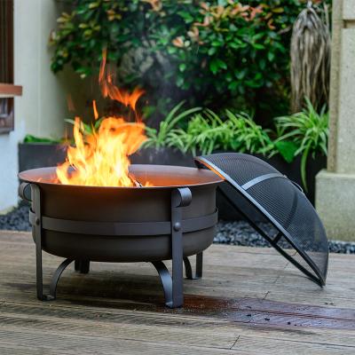 China Hot Selling Outdoor Fire Pit Outdoor Garden Patio Steel Small Fire Pit Portable Indoor Camping Equipment for sale