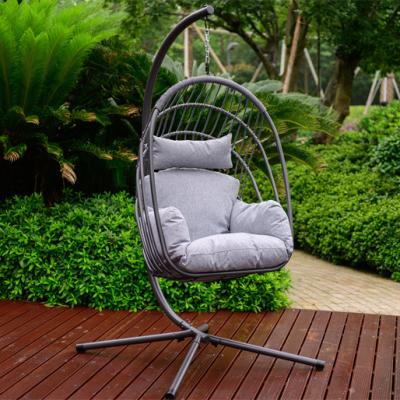 China Leisure Style Hot Selling Hammock Chair Outdoor Steel Hanging Garden Swing Chair For Family for sale