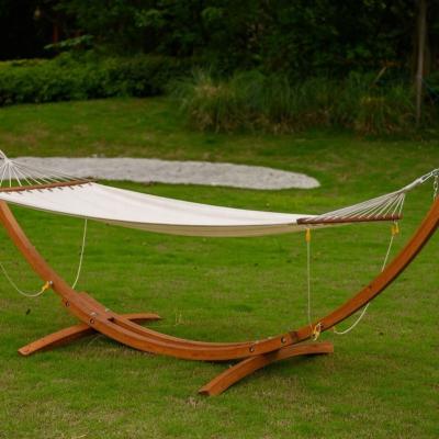 China Modern Hot Sale Baby Garden Brown Swing Outdoor Furniture Set Wooden Hammock Set For Babies Or Adult for sale