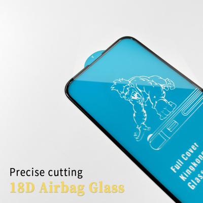 China 18D Clear Cell Phone Airbag Screen Glass Protector With Full Coverage Airbag For iPhone for sale