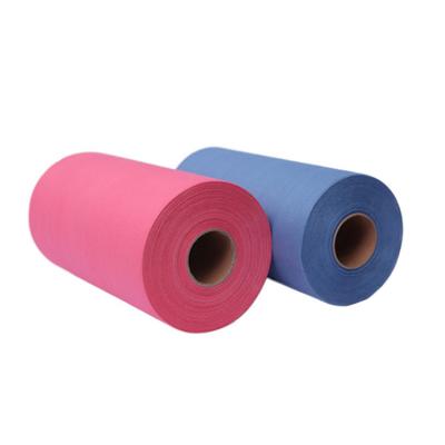 China Durable Disposable Roll Disposal Custom Heavy Duty Cellulose Paper Industrial Cleaning Cloth for sale