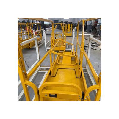 China Hotels Outdoor Working Lifting Platform Self Propelled Scissor Lift Mobile Hydraulic Lifting Platform for sale