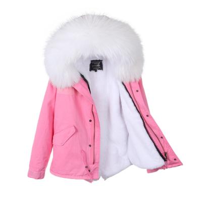 China OEM China Supplier Anti-Wrinkle Real Fur Hooded Jacket Camel Casual Hooded Fox Fur Parka Coat for sale