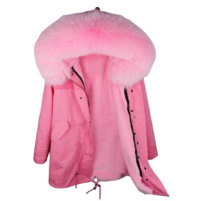 China Hooded Fox 2020 Ice Viable Black Fur Jacket Manufacturer Customizatin Fur Coat Customizatin Small Quantity Custom Parka for sale