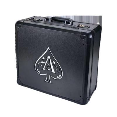 China Ace of Spades 3 High-Grade Viable Champagne Bottles Collectible Suitcase Box Glowing LED Wine Bottle Display Rack VIPbottle Carry Case for sale