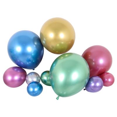 China Gift Toy 18 Inch Christmas Chrome Metallic Balloons Party Decoration for sale