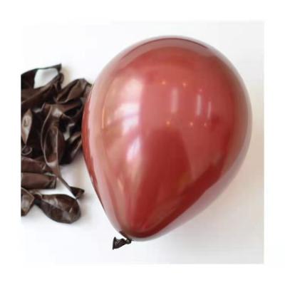 China Gift Toy 10 Inch 1.8g Coffee Balloon For Wedding Supplies 10 Standard Matte Coffee Latex Balloon for sale