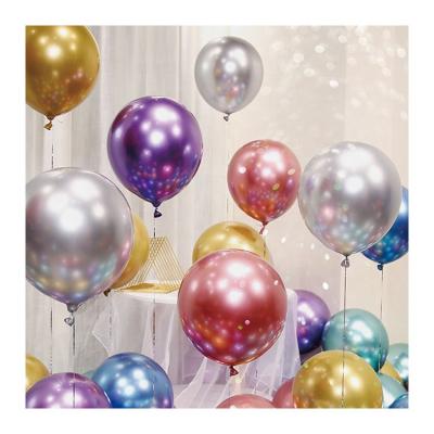 China Announcing Toy 2022 12 Inch 2.8g Metal Latex Chrome Balloon For All Parties for sale