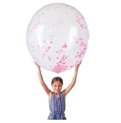 China Bobo Eco-friendly Transparent Balloon Decoration Wedding Party 18 Inch Giant Clear Bubble Balloon for sale