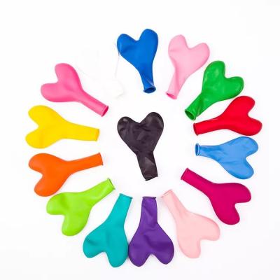 China Party Needs 2021 Fashion Trend 10inch 2.2g Latex High Quality Colorful Heart Shaped Balloon For Wedding/Feast/Valentine's Day Party Decoration for sale