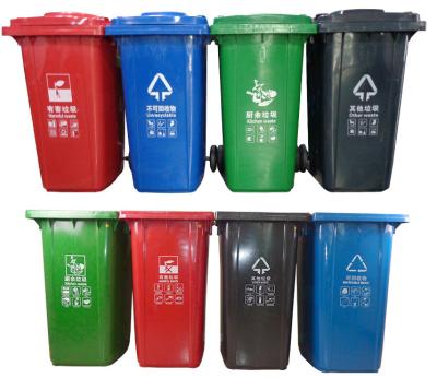 China Eco-friendly 100% new material  Plastic Garbage Bin plastic Waste Bins Household &office Trash Can medical waste bin for sale