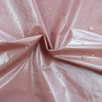 China High Quality Waterproof Bright PU Coated Functional Outdoor Nylon Taffeta Fabric for sale